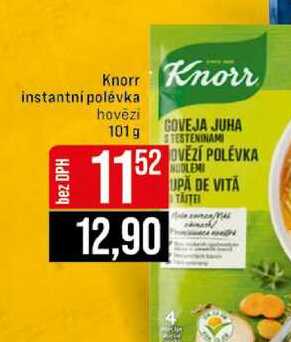Knorr instantní polévka bez DPH hovēzi 101g 