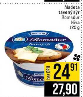 Madeta tavený sýr Romadur Niva 125 g 