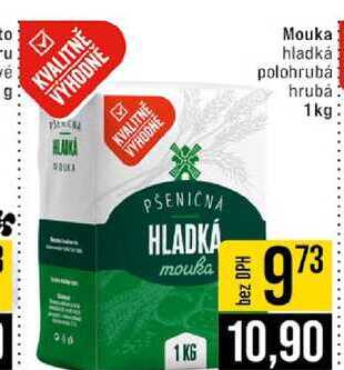 Mouka hladká polohrubá hrubá 1kg