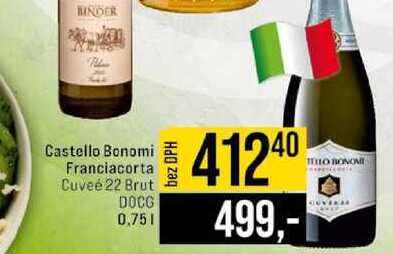 Castello Bonomi Franciacorta Cuveé 22 Brut DOCG 0,75l