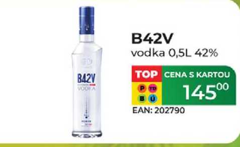 B42V vodka 0,5L 42% 