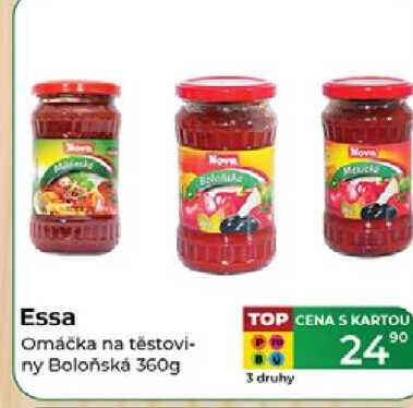 Essa Omáčka na těstoviny Boloňská 360g 