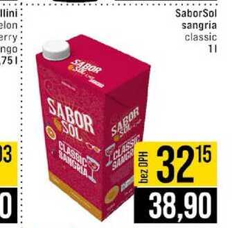 SaborSol sangria classic 1l