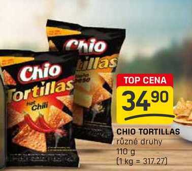 CHIO TORTILLAS různé druhy 110 g