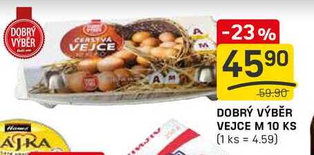 DOBRÝ VÝBĚR VEJCE M 10 KS