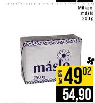 Milkpol máslo 250 g 