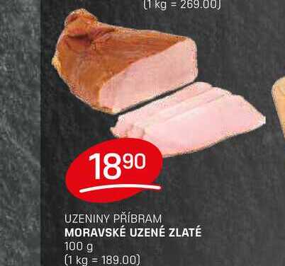 MORAVSKÉ UZENÉ ZLATÉ 100 g