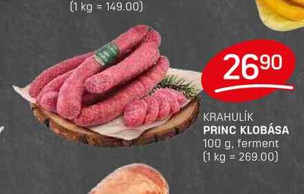 PRINC KLOBÁSA 100 g. ferment 
