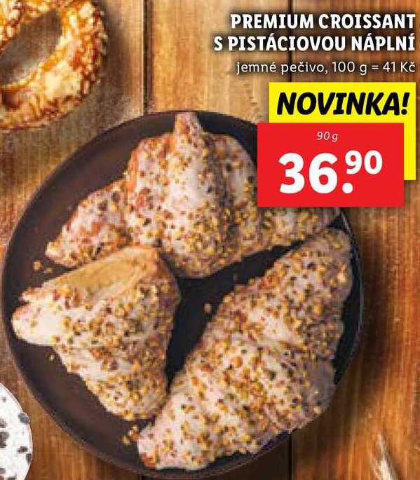 PREMIUM CROISSANT S PISTÁCIOVOU NÁPLNÍ, 90 g