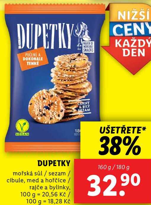 DUPETKY, 160 g/180 g