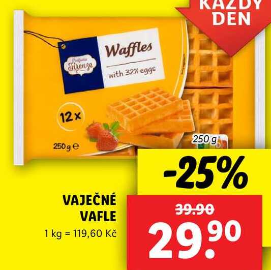 VAJEČNÉ VAFLE, 250 g