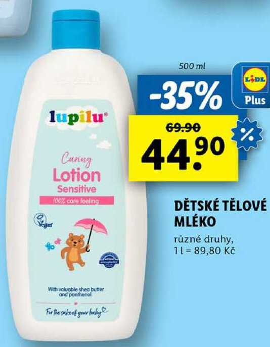 DĚTSKÉ TĚLOVÉ MLÉKO, 500 ml