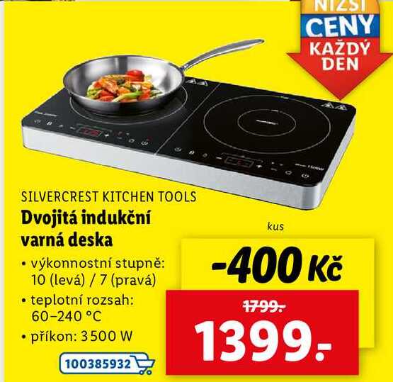 Dvojitá indukční varná deska