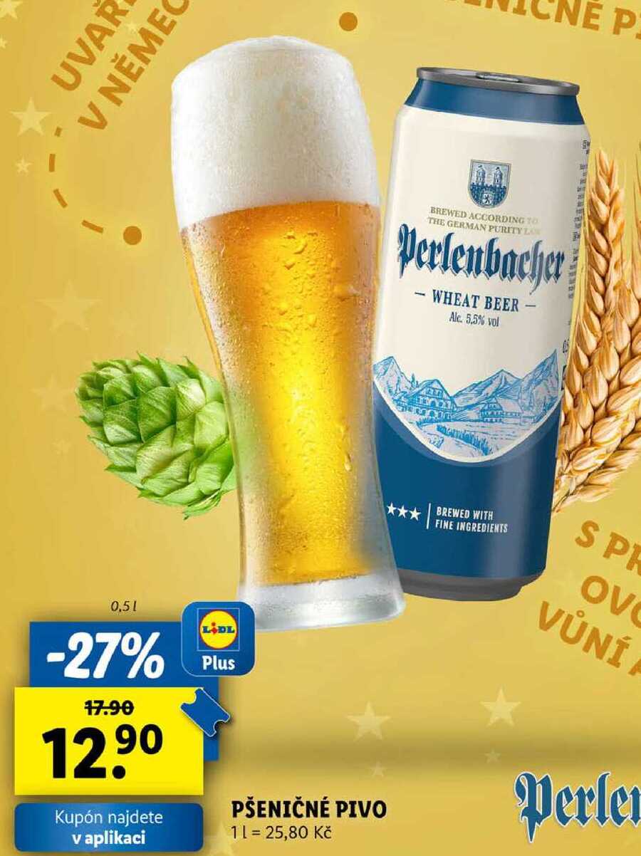 PŠENIČNÉ PIVO, 0,5 l