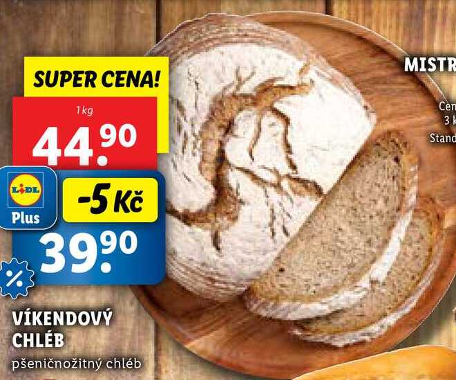 VÍKENDOVÝ CHLÉB, 1 kg
