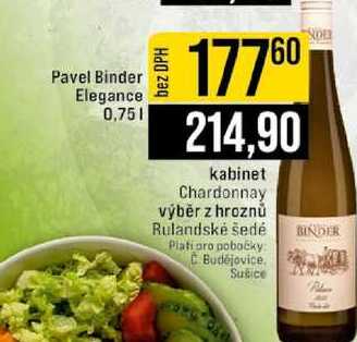 Pavel Binder Elegance 0,75l