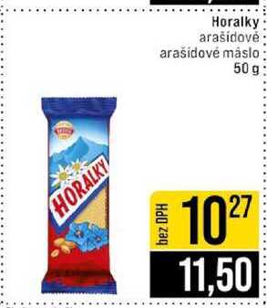 Horalky arašídovė arašidové máslo 50 g 