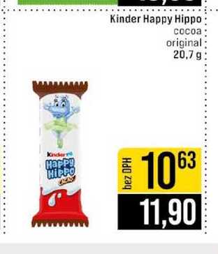 Kinder Happy Hippo Cocoa original 20,7g