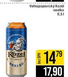 Velkopopovický Kozel nealko 0,5l