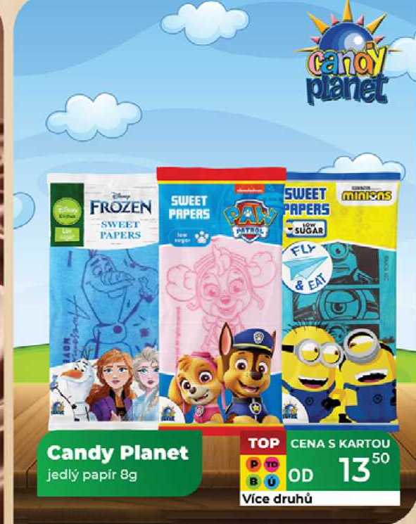 Candy Planet jedlý papír 8g  
