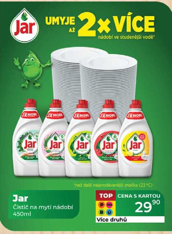Jar Čistič na mytí nádobí 450ml  