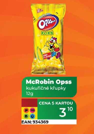 McRobin Opss kukuřičné křupky 12g  