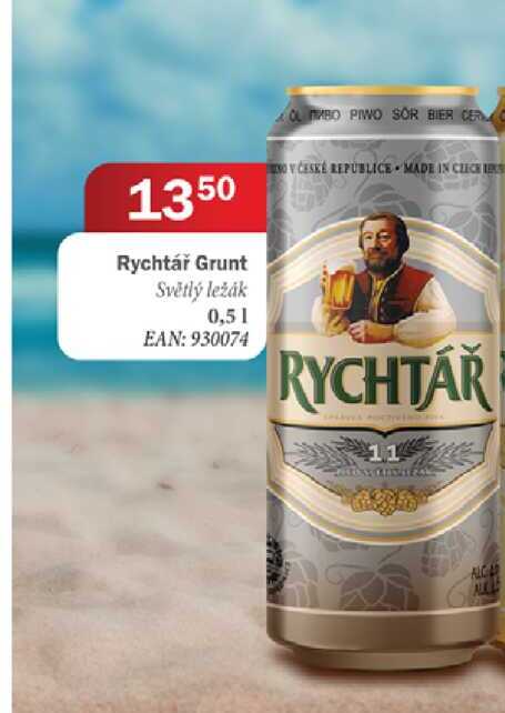 Rychtář Grunt Světlý ležák 0,51 
