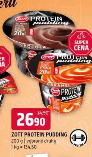 Zott protein pudding 200 g vybrané druhy