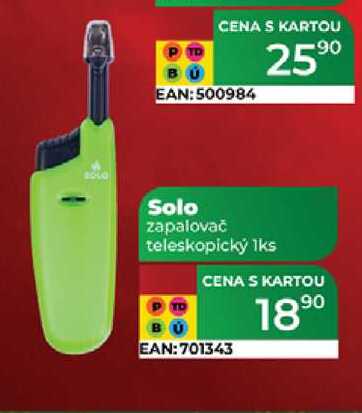 Solo zapalovač teleskopický 1ks 