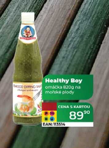 Healthy Boy omáčka 820g na mořské plody  