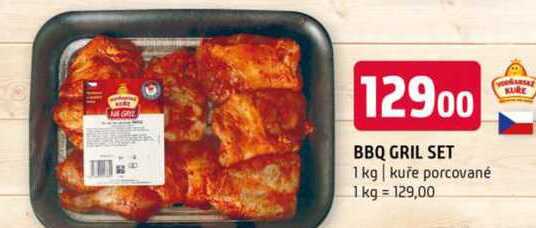 BBQ GRIL SET 1 kg kuře porcované 