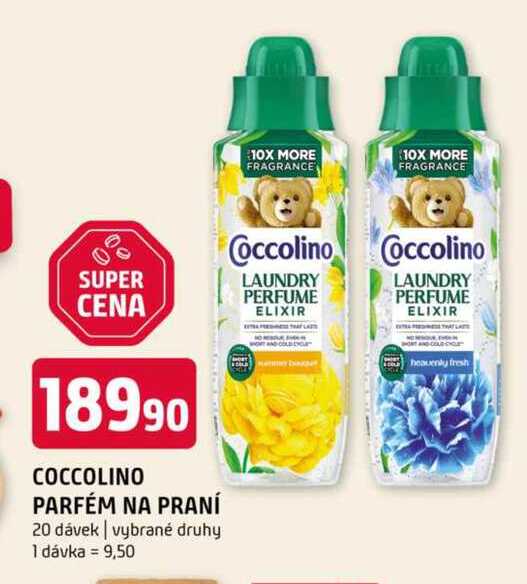 Coccolino aviváž vybrané druhy