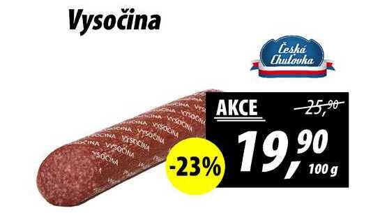 Vysočina, 100 g 