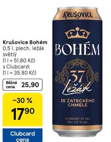Krušovice Bohém, 0.5 l