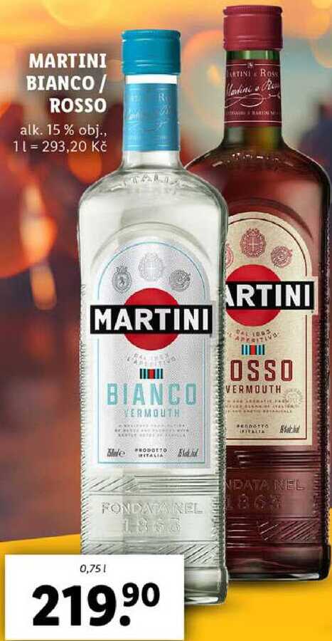 MARTINI BIANCO/ROSSO, 0,75 l
