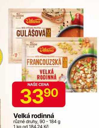 Vitana Velká rodinná různé druhy, 90-184 g 