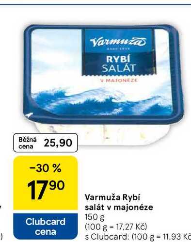 Varmuža Rybí salát v majonéze, 150 g  