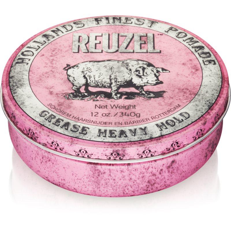 Reuzel Hollands Finest Pomade Grease pomáda na vlasy silné zpevnění 340 g