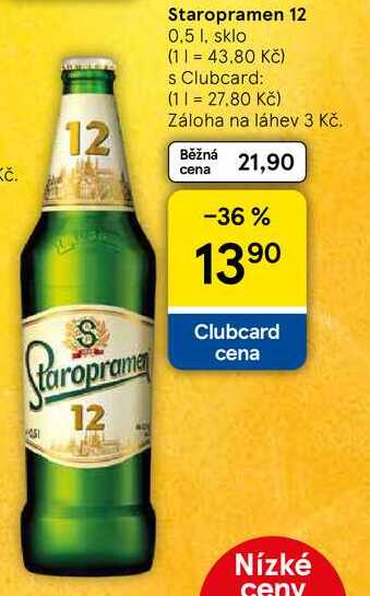 Staropramen 12, 0.5 l