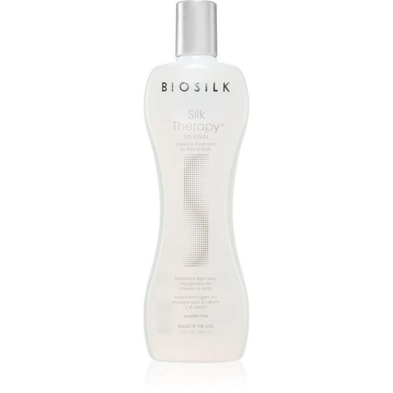 Biosilk Silk Therapy Original hedvábná regenerační péče pro všechny typy vlasů 355 ml