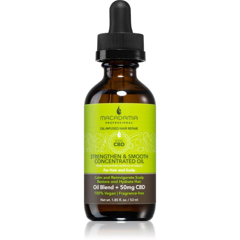 Macadamia Natural Oil Strengthen & Smooth regenerační olej s detoxikačním účinkem pro pokožku a kořínky vlasů 53 ml
