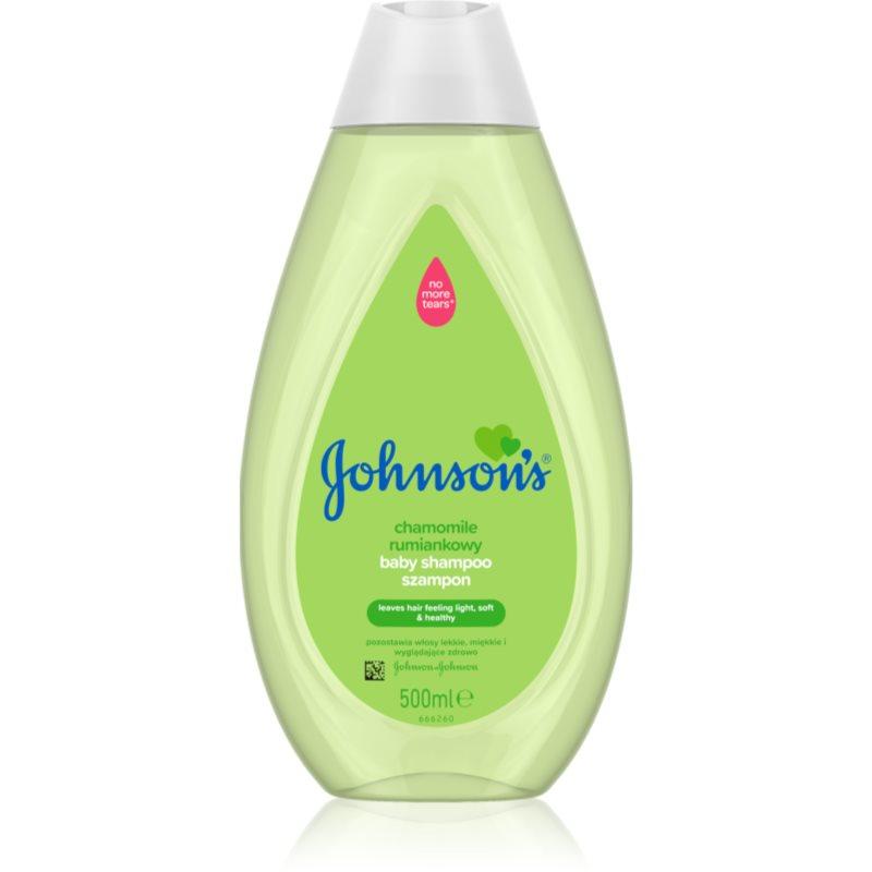 Johnson's® Wash and Bath jemný šampon pro děti od narození s heřmánkem 500 ml