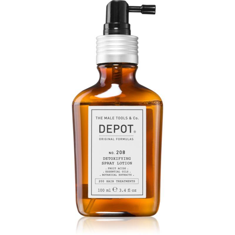 DEPOT 200 HAIR TREATMENTS NO. 208 DETOXIFYING SPRAY LOTION detoxikační kúra pro pokožku hlavy 100 ml