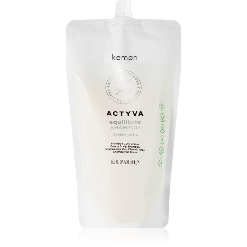 Kemon Actyva Equilibrio hloubkově čisticí šampon pro mastnou pokožku hlavy 500 ml