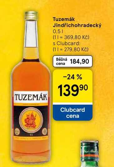 Tuzemák Jindřichohradecký, 0,5 l