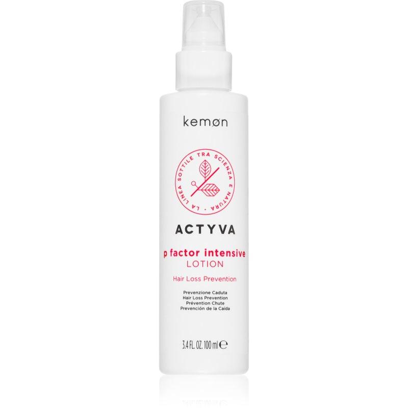 Kemon Actyva P Factor Intensive mléko proti vypadávání vlasů 100 ml