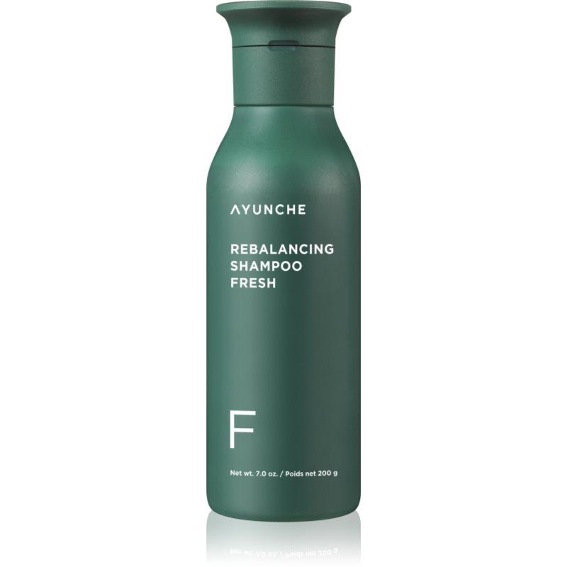 AYUNCHE Rebalancing Shampoo Fresh šampon proti řídnutí a padání vlasů s osvěžujícím účinkem 200 g