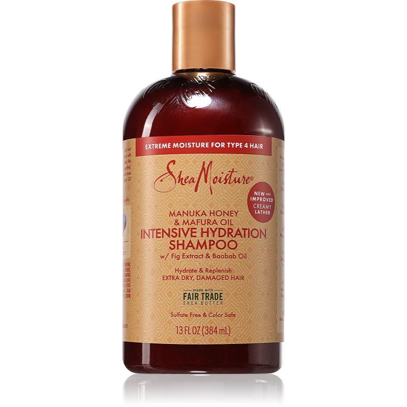 Shea Moisture Manuka Honey & Mafura Oil intenzivně hydratační šampon pro suché a poškozené vlasy 384 ml