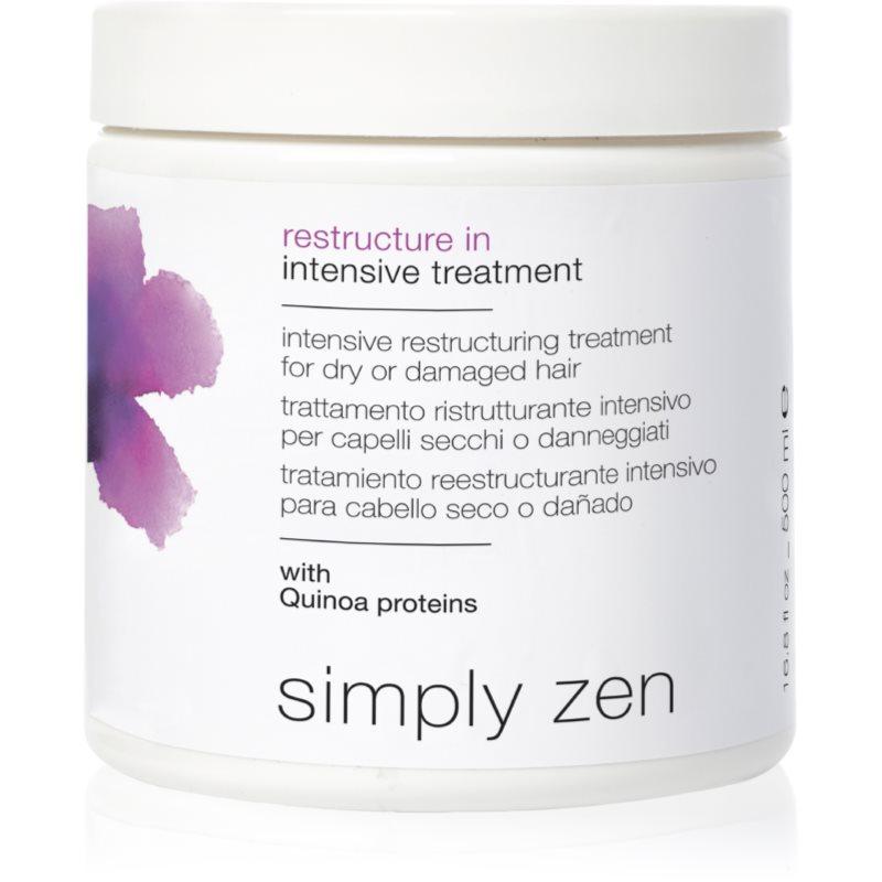 Simply Zen Restructure In intenzivní péče pro suché a poškozené vlasy 500 ml