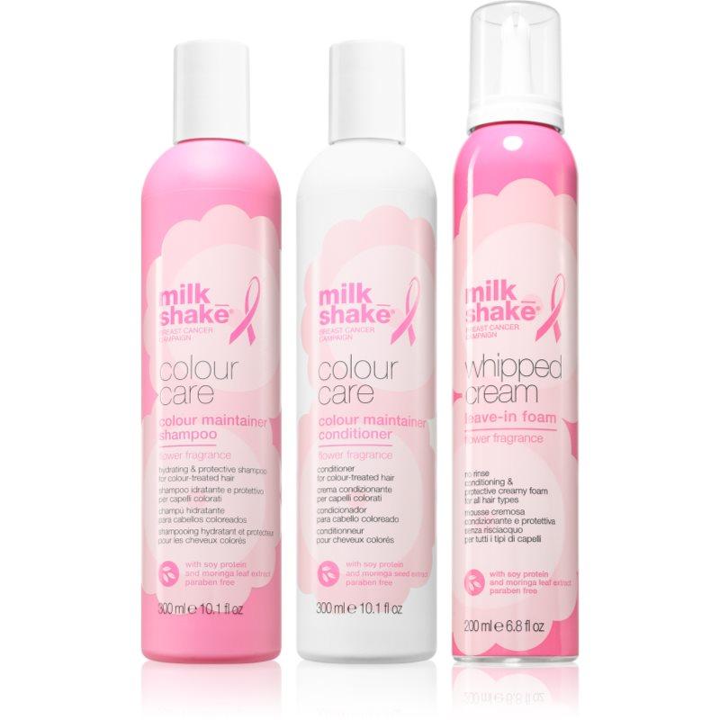 milk_shake Colour Care Flower Fragrance Go Pink Threepack sada pro barvené vlasy